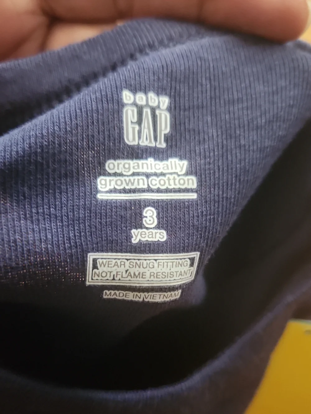 Nwt Toddler GAP Navy Top & Multicolor Plaid Pajama Set 3T 100% Cotton